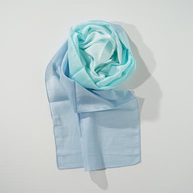 Silk Scarf / TONIKARU / Sapphire Blue