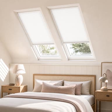 Sulugood Cordless Custom Skylight Honeycomb Shades with Aluminum Frame