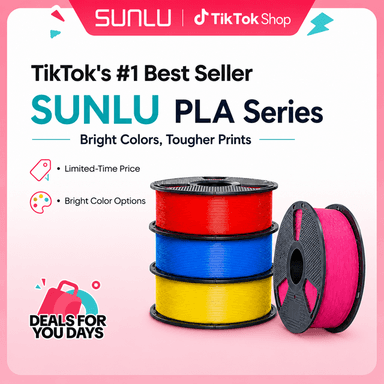 PLA Beginner Bundle, Red, Yellow, Klein Blue & Magenta — PLA 4 Basic Colors