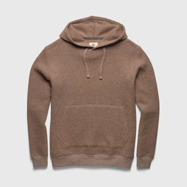 Ivan Waffle Fleece Hoodie - Camel Heather