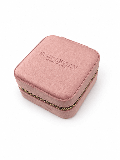 Suzy Levian Jewelry Travel Zipper Case
