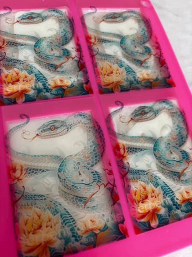 serpent & lotus soap