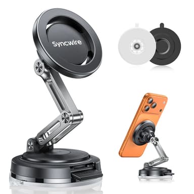 MagSafe Vacuum Magnetic Car Mount, 3-Axis Adjustable