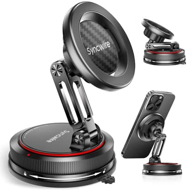 Nano Adhesive Gel + Suction Cup Magnetic Phone Holder