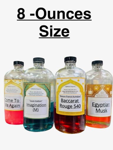 Body Oil Fragrance Type- (8 -OZ Size)
