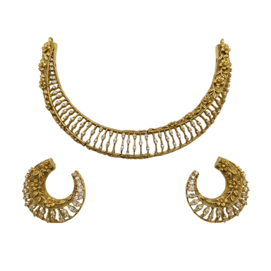 Charlotte CZ Antique Necklace Set