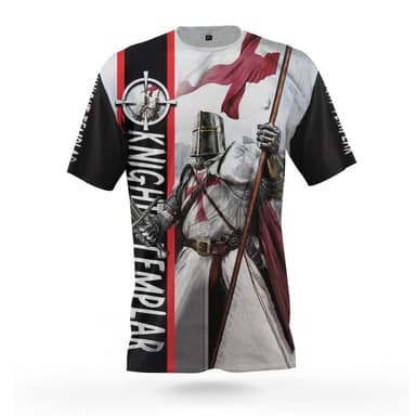 Knights Templar T-Shirt<br> Flag Bearer