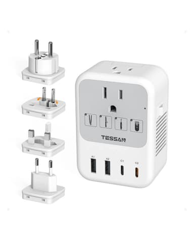 TESSAN 250W Voltage Converter with Universal Travel Adapter TC03