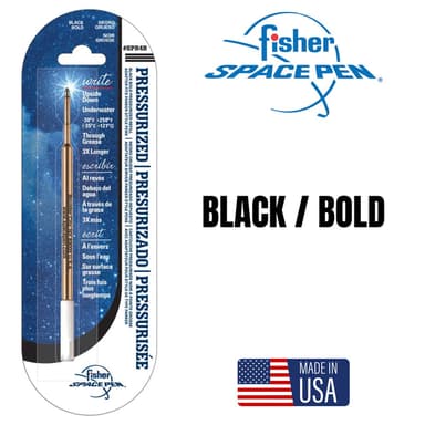 Fisher Space Ink Refill (Black/Bold) SPR4B