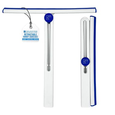 Folding Shower & Window Squeegee | Adjustable Swivel Head