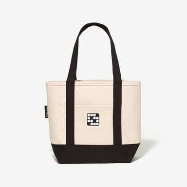 The Crossword Mini Canvas Tote
