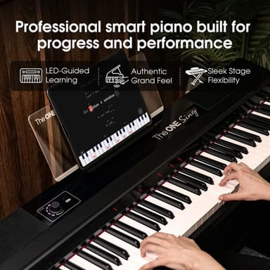 TheONE Sing Pro Smart Piano with 88 Weighted Keys