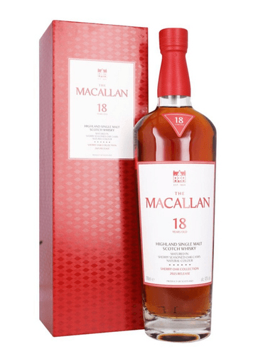 Macallan 18 Year Old Sherry Oak 2025 Release - 70cl 43%