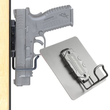 Stinger Magnetic Frame Support Gun Mount with XL Sticky Pad Non-Drill Solution (Black)