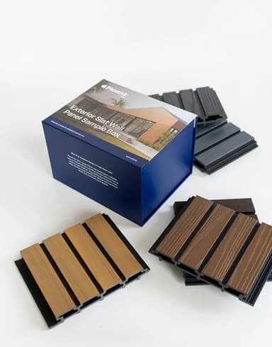 Plaank® Exterior Slat Wall Panel Sample Box
