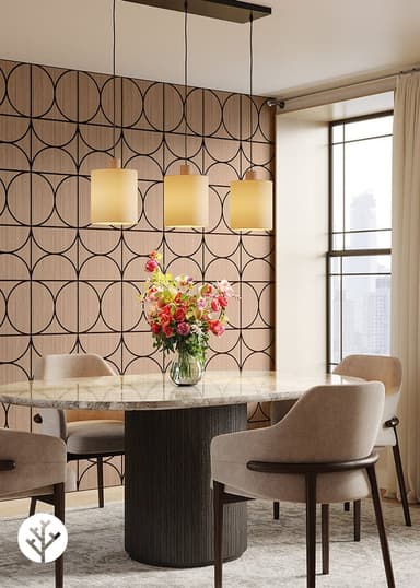 Geo-Lite™ Circle Geometric Wall Panel