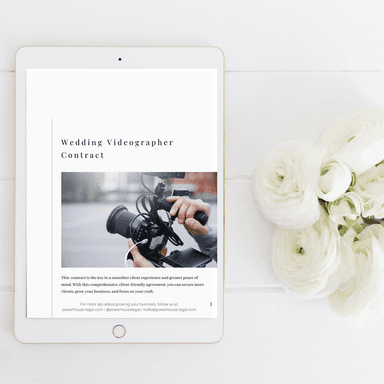 Wedding Videographer Contract [PRE-SALE]