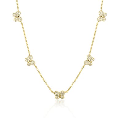 Pave Butterfly Necklace