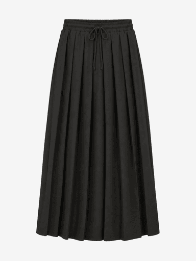 Sport Pleated Midi Skirt