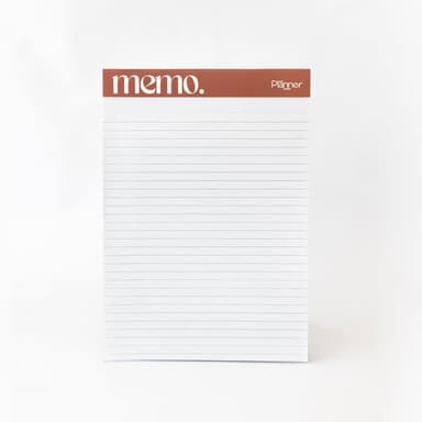 Memo Notepad (M) | Small Legal Notepad | 100 gsm