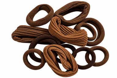 Cushioned Hair Ties | Brunette Neutrals