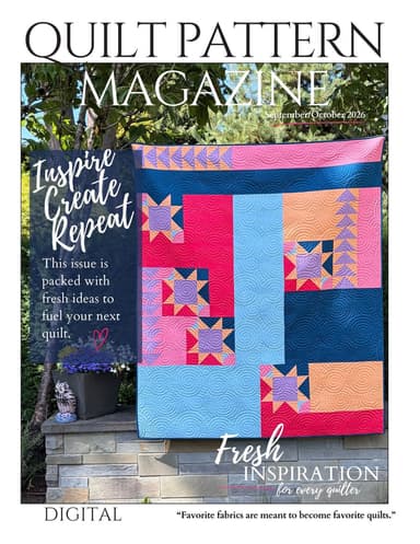 The Quilt Pattern Magazine September/October 2026 Issue