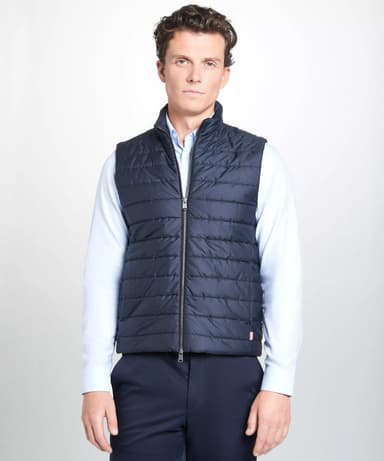 Navy Blue Padded Vest