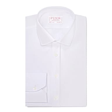 White Tailored Fit Dress Ramses Poplin Shirt