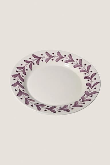 Aubergine Anna Dinner Plate