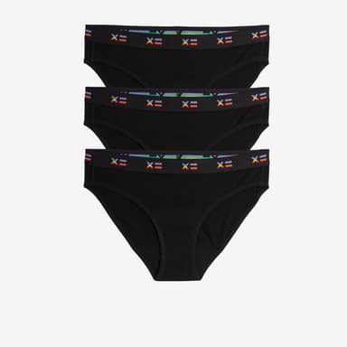 First Line Period Bikini 3-Pack - Rainbow X=