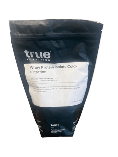 100% Whey Protein Isolate Cold-Filtration Chocolate Peanut Butter Cup NATURALLY + ARTIFICIALLY FLAVORED 1lb