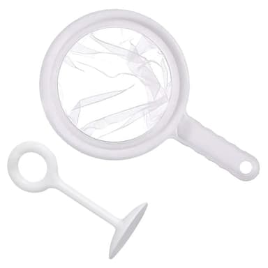 True Herb Fine Nylon Sieve Filter, 25 Micron 500 Mesh, and Pestle Tool