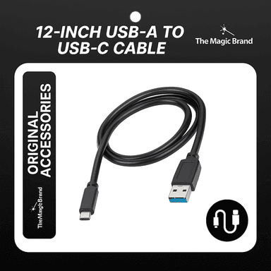 USB-A to USB-C Power Cable (12 inch)
