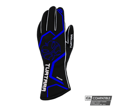 Tuatara Razor Blue FIA 8856-2018 racehandschoenen (pre-order)