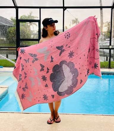 Reversible Butterfly Towel – Quick Drying Towel