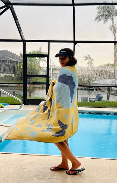 Butterfly Towel – Quick Drying Towel