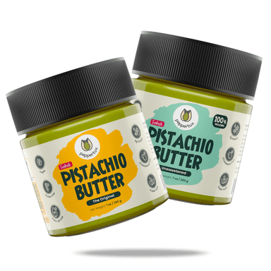 Pistachio Butter Tasting - 2 JARS (Unsweetened & The Original) - SHIPPING 07/15