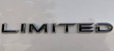 Premium Cast Vinyl Decal Letter Inlays for 2026-2027 RAV4 Limited Emblem