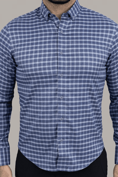 untuck(able) Denim Windowpane