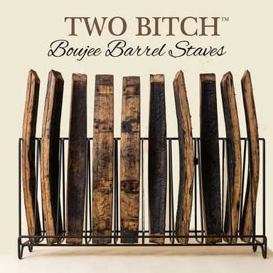 Two Bitch™ Boujee Barrel Staves | Authentic Used Barrel Staves — Set of 10