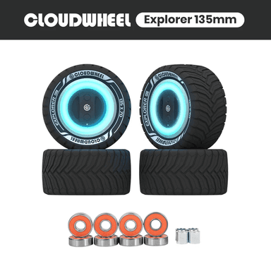 CLOUDWHEEL Explorer 135mm Urban All Terrain Off Road Electric Skateboard Wheels