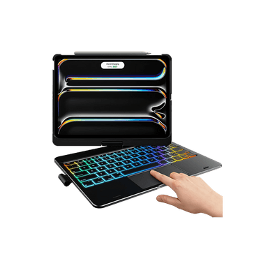 Flexbook Touch 360° Rotating Keyboard with Trackpad for 11" iPad Air M4/M3/M2