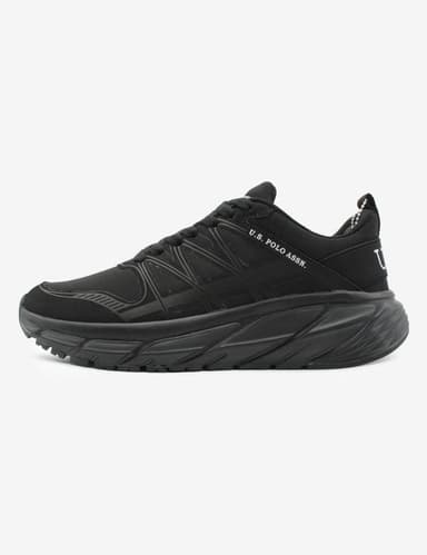 USPA WOMENS BLACK WIDE CONTOUR SNEAKER