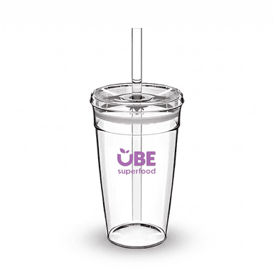 Unbreakable All Glass Tumbler (16oz)