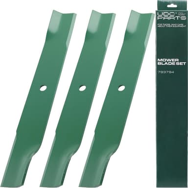 UDC Parts 793794 Mower Blades Replacement for 42 Inch & 60 Inch Hustler 603992 794685 793935 794214 794230 933440 936070 938050 934505US 934786 935742 937748 93