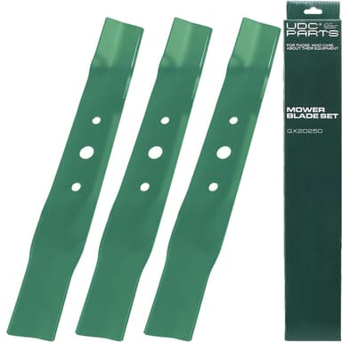 UDC Parts GX20250 Mower Blades Replacement for John Deere 48 Inch GY20568 GX20819 L120 L130 Scotts L2048 L2548 / 3 Pack High Lift