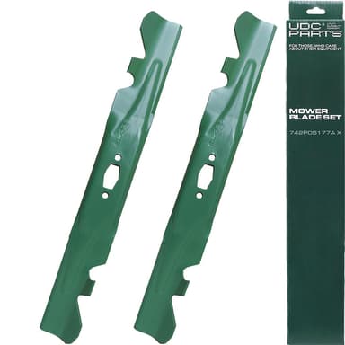 UDC Parts 742-05177A-X S-Shape Mower Blades Replacement for Cub Cadet 42 Inch 742P05177A 742P05177A-X Craftsman CMXGZAM110202 T2200 Z3200 T2200K Z5200 MTD 490-1