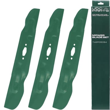 UDC Parts 742-05094 S-Shape Mower Blades Replacement for Cub Cadet 50 Inch ZTS1 ZTS2 742P05094 Craftsman CMXGZAM110193 Z5600 Z5650 Troy Bilt 742P05512 490-110-Y