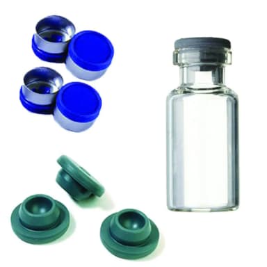 1 x Kit = 10 x Vials, Stoppers and Caps  /  5 Kits = 50  /  10 Kits = 100 