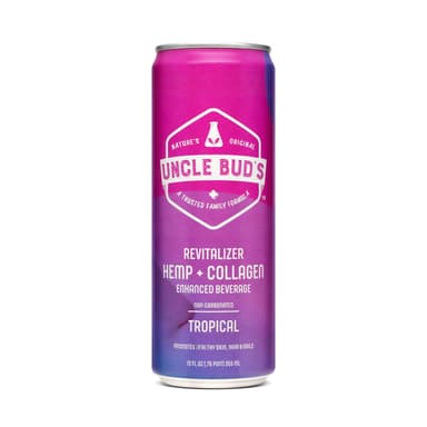 Uncle Bud’s Hemp & Marine Collagen Tropical Beverage (Non-Carbonated)